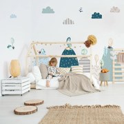 Autocolante de perete - Dealuri și copaci