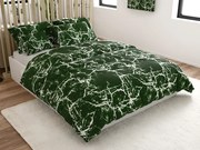 Lenjerie de pat din bumbac TEMPESTA verde Dimensiune lenjerie de pat: 70 x 90 cm | 140 x 200 cm