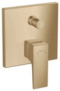 Baterie cada - dus incastrata Hansgrohe Metropol bronz periat