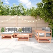 vidaXL Set mobilier de grădină, 7 piese, lemn masiv douglas