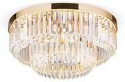 Lustra LED design LUX PRISM 55cm, 24K gold plated
