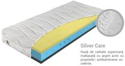 Saltea Elcapitan 120x200 cu spumă elvețiană Husă: Silver Care (husă suplimentară)