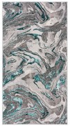 Covor gri/turcoaz 160x230 cm Marbled – Flair Rugs