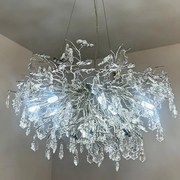 Lustră de cristal pe cablu 13xG9/40W/230V crom