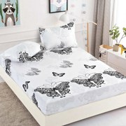 Lenjerie de pat 3 cu elastic 100% bumbac - a729 de la Onesleep