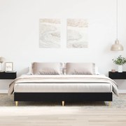vidaXL Cadru de pat Stejar Negru 160 x 200 cm Lemn compozit