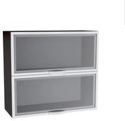 Corp superior vitrina 80 cu 2 usi orizontale Zebra