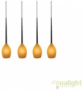 Lustra moderna Izza 4 Amber