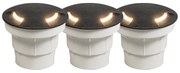 Set de 3 spoturi de sol pentru exterior negru incluzând LED IP67 - Ceci 2