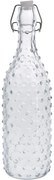 Sticlă cu capac cu clemă Dots 1 l