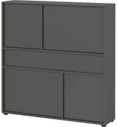 Dulap gri antracit 105x108x25 cm Ameca 2.0 – Germania