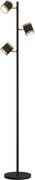 Wofi 3003-304S - Lampă de podea LED reglabilă TOULOUSE, 3xLED/7W/230V, negru/auriu