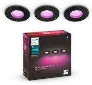 SET 3x corp de iluminat LED RGBW dimabil pentru baie Hue XAMENTO 1xGU10/5,7W/230V 2200-6500K IP44 Philips