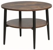Masa de cafea Ella B – maro / negru mat