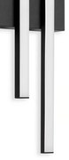 Telefunken - Aplica LED de exterior pentru perete 2xLED/4W/230V IP44 negru
