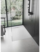 Cadita Baie Din Compozit , Smack , 100x70 Cm, Cu Sifon, Alb US