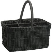 Coș Westmark pentru 6 sticle 38 x 29 x 20 cm,negru