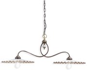 Lustra cu 2 brate design clasic realizat manual L'AQUILA