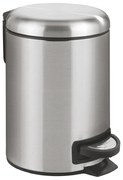Coș de gunoi din oțel inoxidabil LEMAN, Easy Close, 3 l, WENKO, argintiu