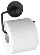 Suport pentru hârtia de toaletă Wenko Vacuum-Loc® Milazzo, negru