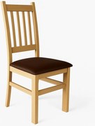 Scaun de dining SIMON, fag, maro închis