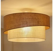 Lustră aplicată Brilagi SHINE 1xE27/15W/230V d. 50 cm bej/crem