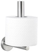 WENKO 19613100 - Suport pentru hârtie igienică BOSIO MATT, 8 x 18 cm, oțel inoxidabil, argintiu