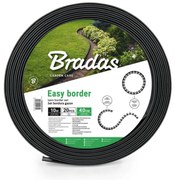 Separatoar gazon EASY BORDER din PE, negru, 10 m x 4 cm