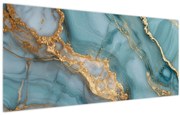 Tablou - Marmură turcoaz (120x50 cm)