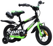 Bicicleta pentru copii NOVOKIDS™ Splend'Or Boom PRO Edition, Cu bidon pentru apa, Roti 12" inch, Maxim 50 kg, Cadru din otel, Roti ajutatoare