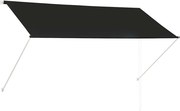 vidaXL Copertină retractabilă, antracit, 250 x 150 cm