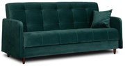 JAKS Canapea extensibilă Tivioli verde dublă