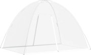vidaXL Plasa țânțari Mongolia cu uși, 220 ochiuri alb 200x150x140 cm