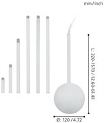 Eglo 92288 - Capac cablu EXTENTION