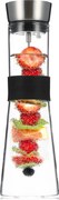Klarstein Glaswerk Sile, carafă, 1 litru, sticlă borosilicată, țepușă pentru fructe