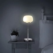 Lampă LED tactilă dimabilă de masă RIMINI LED/2W/5V USB 2000 mAh crom/alb