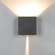 Aplica LED dimabila iluminat exterior ambiental IP54 DAVOS XL negru MA-8611