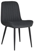 Scaun Bucatarie/Dining Vaniss Textil Gri Antracit