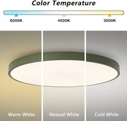 Brilagi - Plafonieră LED POOL LED/100W/230V 3000/4000/6000K 80 cm verde