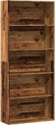 vidaXL Bibliotecă, lemn vechi, 80x30x189 cm, lemn prelucrat