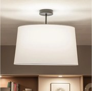 Brilagi - Lustră LED aplicată CERIA 1xE27/60W/230V Ø45 cm negru/alb