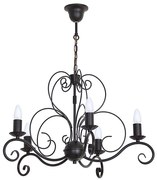 Lustră pe lanț MAURO 5xE14/60W/230V