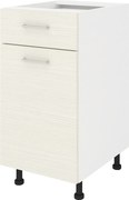 Corp Baza Lecce, 1 Sertar, 1 Usa, Larice/Alb, 40 x 50 x 80 cm