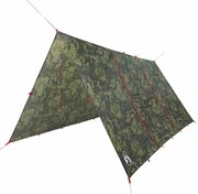 vidaXL Prelată de camping, camuflaj, 451x420 cm, impermeabilă