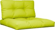 vidaXL Perne de paleți, 2 buc, verde aprins, material textil