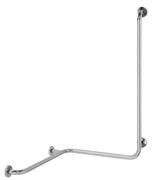 Bară de sprijin pentru duș 58x118 cm inox/argintiu
