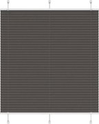 vidaXL Jaluzea plisată negru 120x100 cm Lățime țesătură 119,4 cm