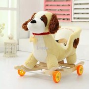 Balansoar Plușat pentru Bebeluși și Copii Mici - L-Sun-5