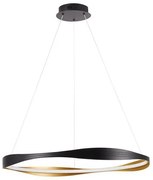 Lustra LED CCT moderna cu telecomanda Platinum 80cm