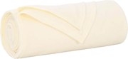 vidaXL Pătura de aruncat Crem 170 x 130 cm Molton
